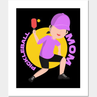 pickleball mom Posters and Art